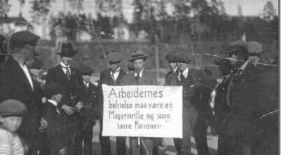AAT-0732 – Notodden, ant. 1. mai 1918.
